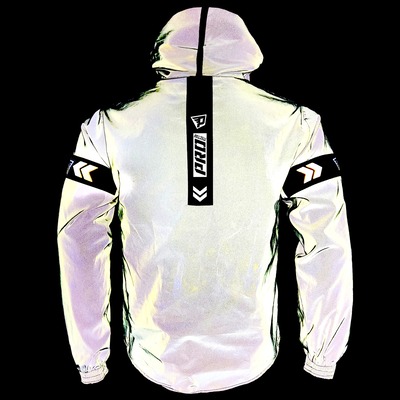 Chaqueta Impermeable Moto Reflectiva Doblefaz Negra - Imagen 7