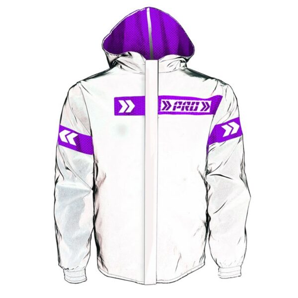 Chaqueta Moto Impermeable Reflectiva Reflektor de Prottector