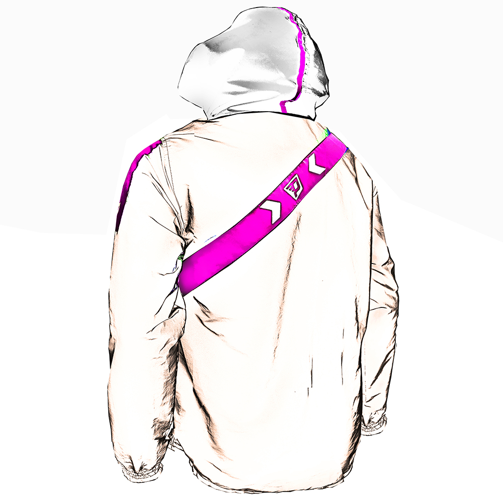 Chaqueta Moto Termica Impermeable Reflectiva Doblefaz TERMOREFLEKTOR Fuxia - Imagen 2