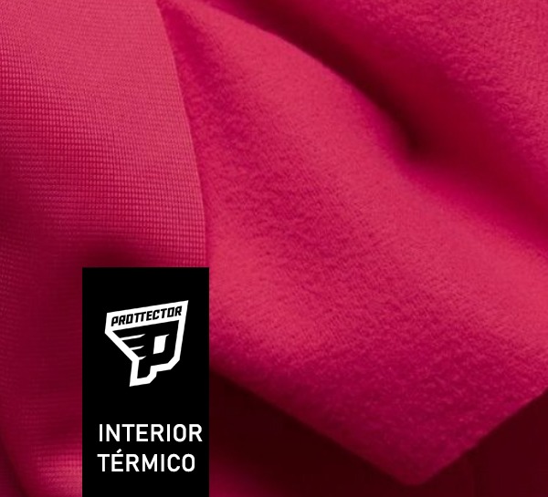 chaqueta moto termica doblefaz reflectiva fuxia