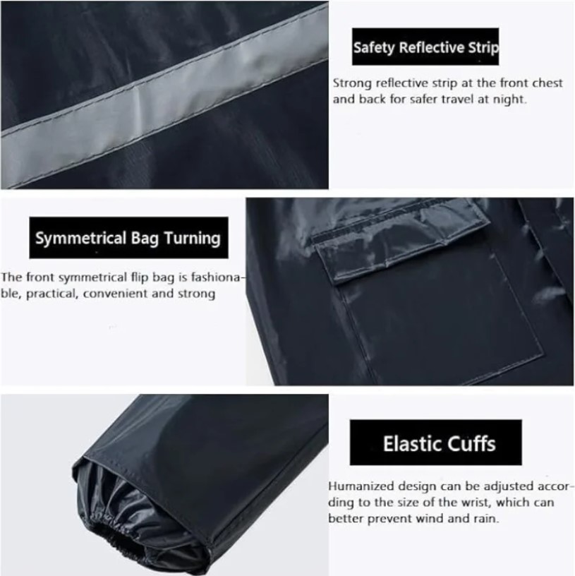 Impermeable Motociclista Sudadera Termosellado Ultra Light Liviano - Imagen 6