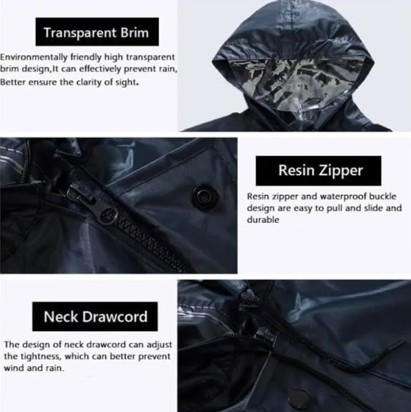 Impermeable Motociclista Sudadera Termosellado Ultra Light Liviano - Imagen 8