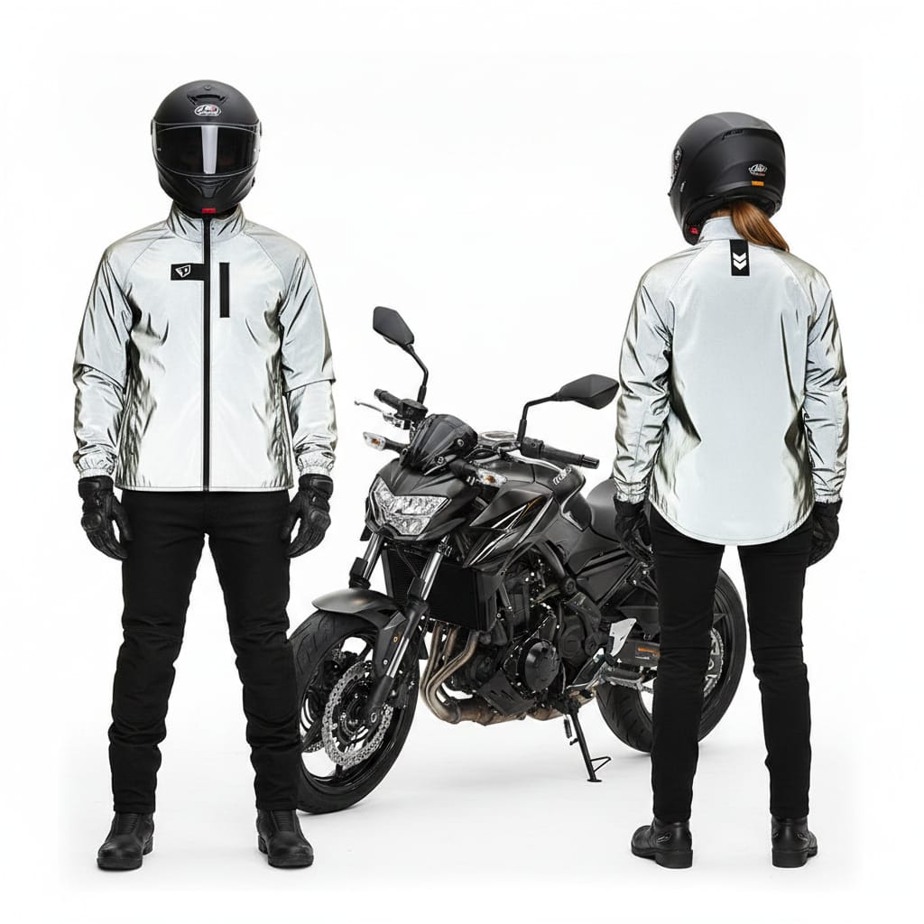 Chaqueta Moto Reflectiva Semi Impermeable Unifaz - Imagen 7