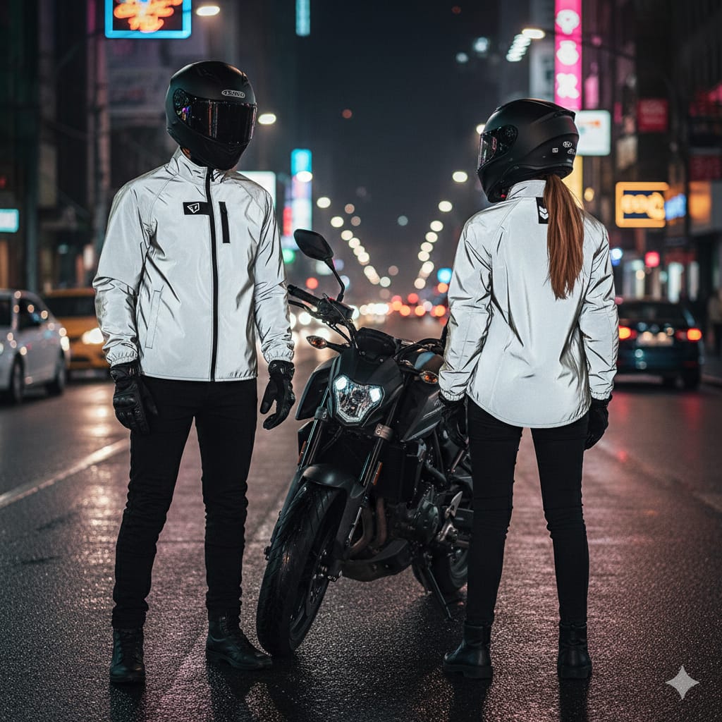 Chaqueta Moto Reflectiva Semi Impermeable Unifaz - Imagen 8
