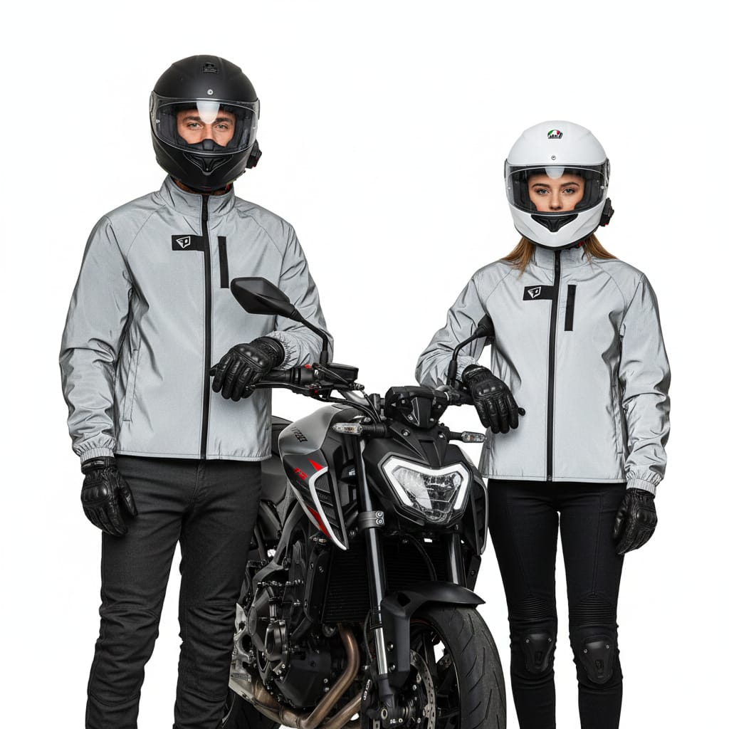 Chaqueta Moto Reflectiva Semi Impermeable Unifaz - Imagen 10