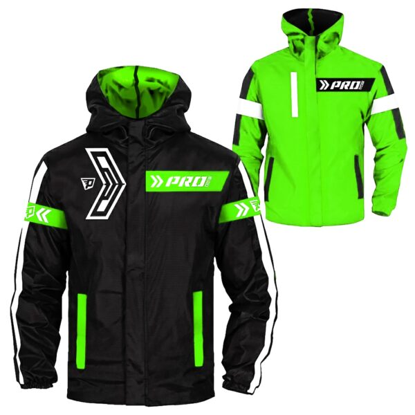 Chaqueta Moto Reflectiva Doblefaz Bomber de prottector